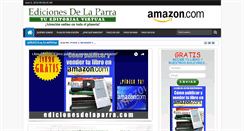 Desktop Screenshot of edicionesdelaparra.com